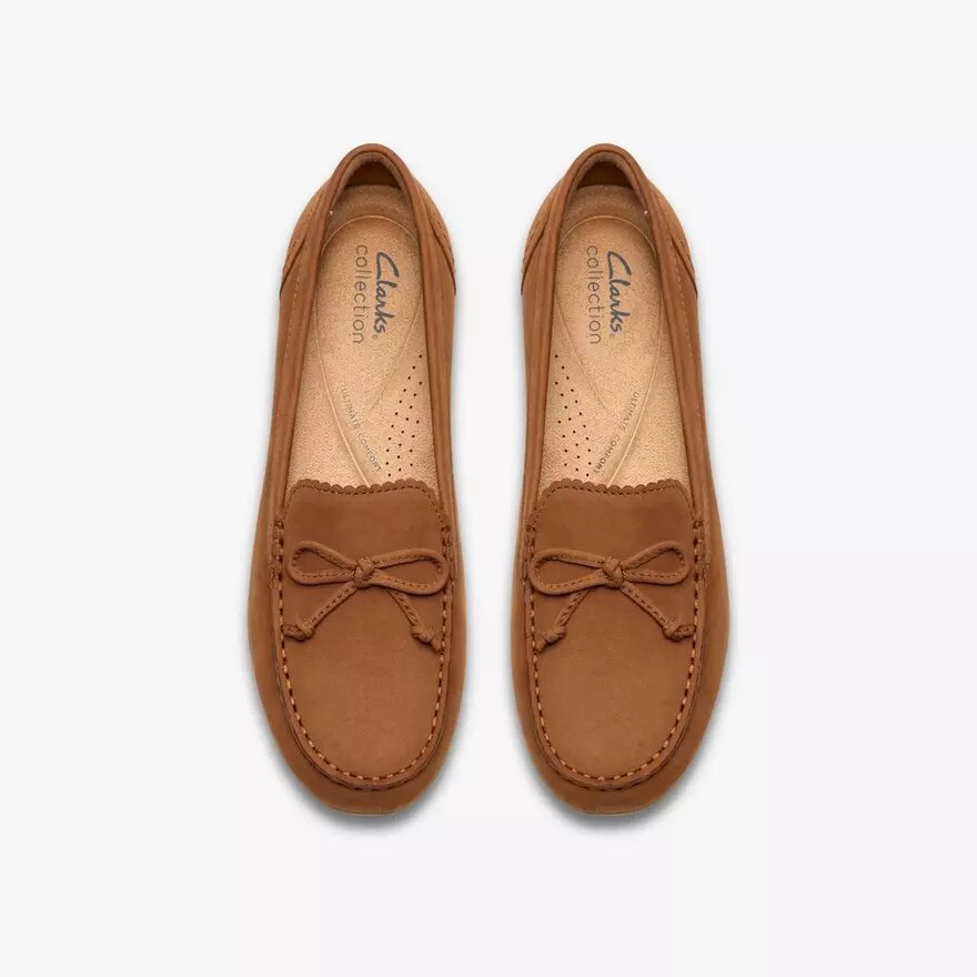 Womens Elliotte Sail Tan Nubuck Moccasins Womens Elliotte Sail Tan Nubuck Moccasins