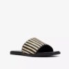Womens Erisia Strap2 Black Interest Flat Sandals