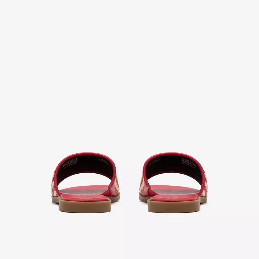 Womens Erisia Strap2 Pink Interest Flat Sandals Womens Erisia Strap2 Pink Interest Flat Sandals