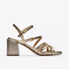 Womens Ezoria Strap Soft Gold Strappy Sandals Womens Ezoria Strap Soft Gold Strappy Sandals