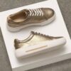 Womens Hollyhock Walk Metallic Sneakers