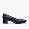 Womens Iridessa May Black Leather Pumps