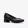 Womens Iridessa May Black Leather Pumps