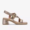Womens Jaylan Sol Champagne Heeled Sandals