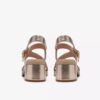 Womens Jaylan Sol Champagne Heeled Sandals