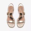 Womens Jaylan Sol Champagne Heeled Sandals