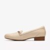 Womens Juliet Mia Cream Leather Slip-Ons Womens Juliet Mia Cream Leather Slip-Ons