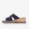 Womens Kidiki Cove Navy Nubuck Wedges Womens Kidiki Cove Navy Nubuck Wedges