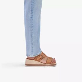 Womens Kidiki Cove Tan Nubuck Wedges Womens Kidiki Cove Tan Nubuck Wedges