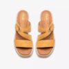 Womens Kidiki Cove Yellow Nubuck Wedges Womens Kidiki Cove Yellow Nubuck Wedges