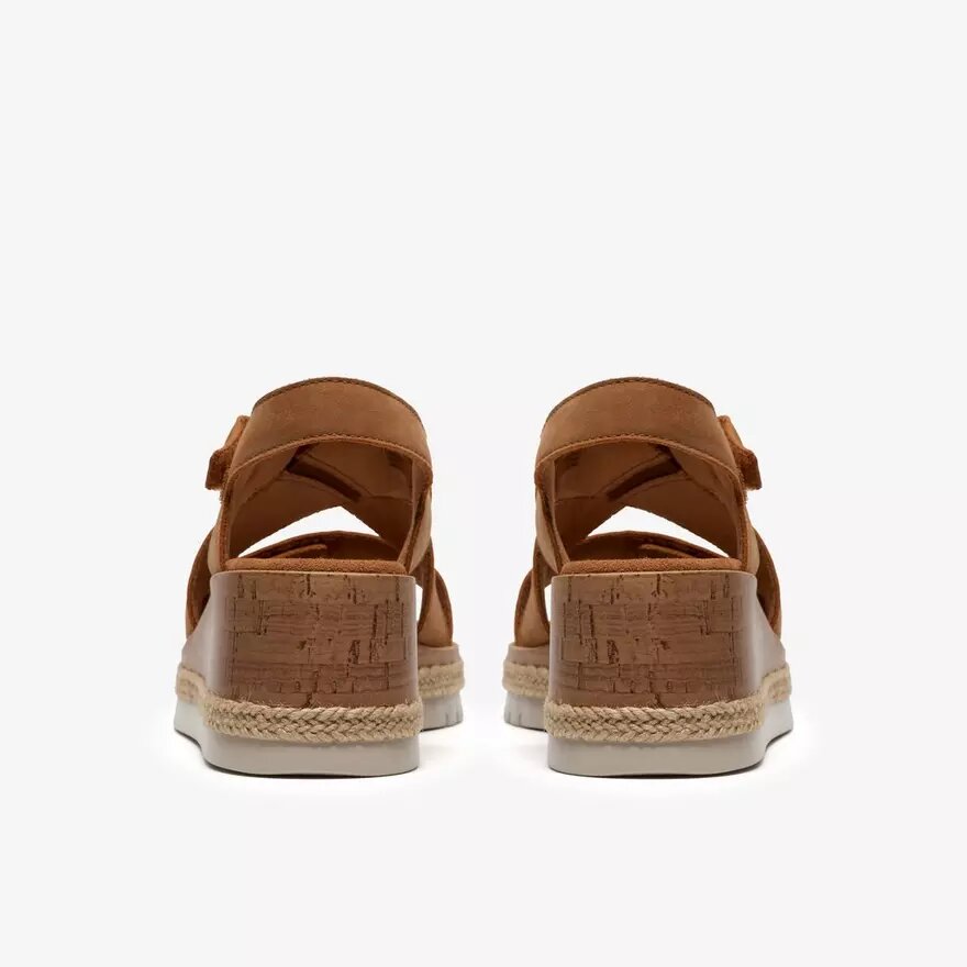Womens Kidiki Sun Tan Nubuck Wedges Womens Kidiki Sun Tan Nubuck Wedges
