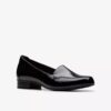 Womens Krystine Lily Black Patent Slip-Ons Womens Krystine Lily Black Patent Slip-Ons