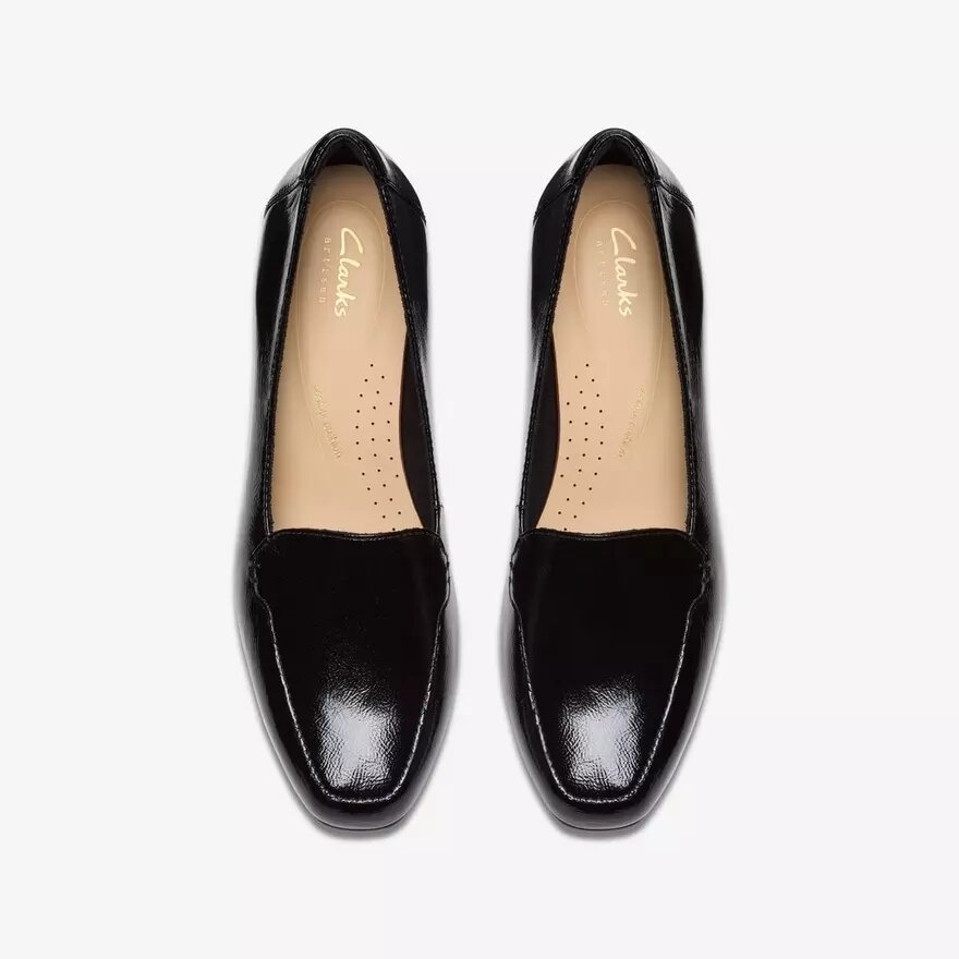 Womens Krystine Lily Black Patent Slip-Ons Womens Krystine Lily Black Patent Slip-Ons
