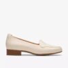 Womens Krystine Lily Cream Leather Loafer Womens Krystine Lily Cream Leather Loafer