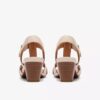 Womens Kymber Glow Cream Leather Heeled Sandals Womens Kymber Glow Cream Leather Heeled Sandals