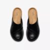 Womens Laurieann Lux Black Leather Clogs & Mules