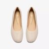 Womens Livia Lily Cream Leather Ballet Flats Womens Livia Lily Cream Leather Ballet Flats