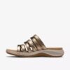 Womens Maelynn Abby Gold Metallic Flat Sandals Womens Maelynn Abby Gold Metallic Flat Sandals