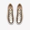 Womens Makea Court Soft Gold Sneakers