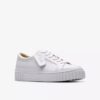 Womens Mayhill Walk White Leather Sneakers