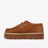 Womens Meare Walla Mid Tan Suede Wallabees