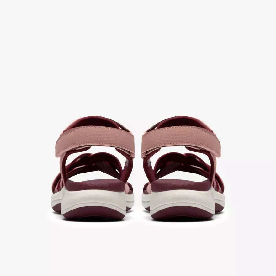 Womens Mira Shore Maroon Strappy Sandals Womens Mira Shore Maroon Strappy Sandals