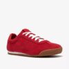 Womens Moritz Lo2 Red Suede Sneakers