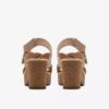 Womens Nerisa West Sand Nubuck Wedges