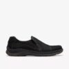 Womens Orlene Slip Black Leather Slip-Ons Womens Orlene Slip Black Leather Slip-Ons