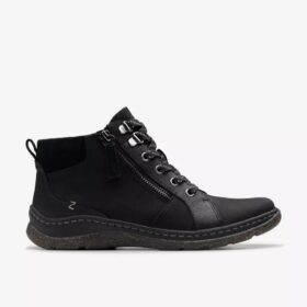 Womens Orlene Top Waterproof Black Leather Chelsea Boots Womens Orlene Top Waterproof Black Leather Chelsea Boots