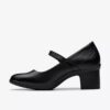 Womens Shaya Jane Black Leather Mary Janes Womens Shaya Jane Black Leather Mary Janes