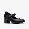 Womens Shaya Jane Black Leather Mary Janes Womens Shaya Jane Black Leather Mary Janes