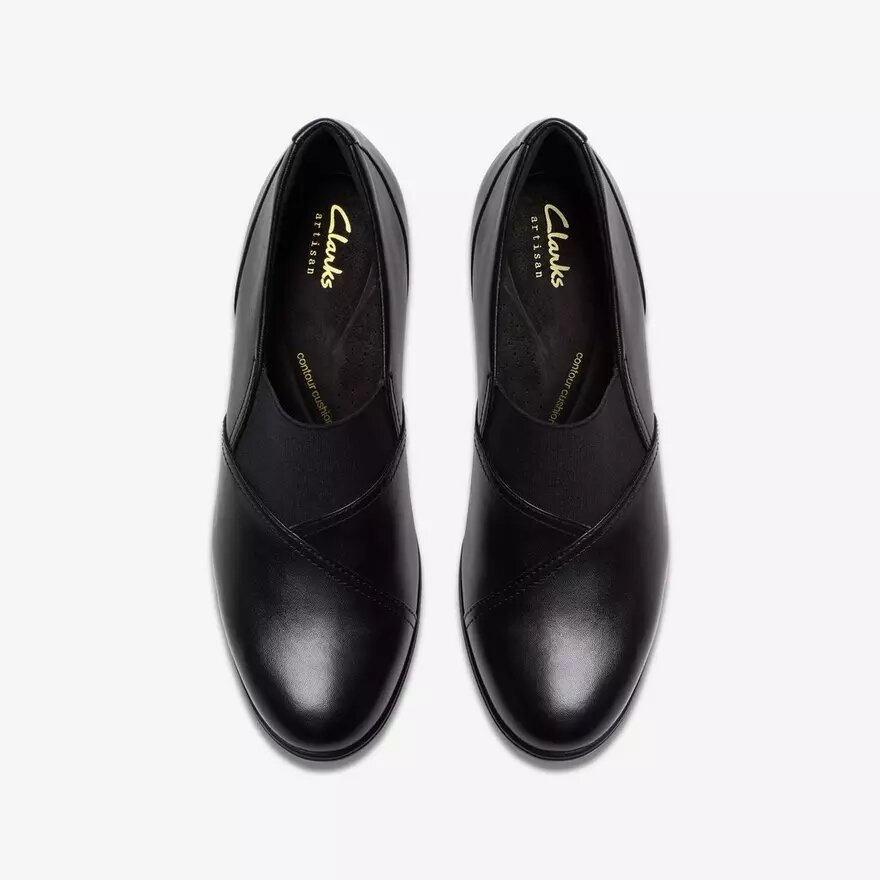 Womens Shaya Tess Black Leather Troer Shoes Womens Shaya Tess Black Leather Troer Shoes