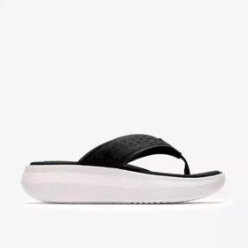 Womens Solevana Post Black Flip Flop Womens Solevana Post Black Flip Flop