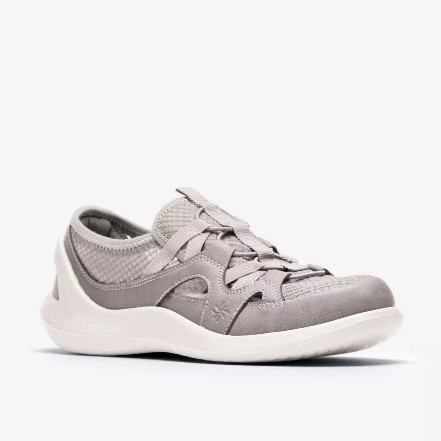Womens Solevana Step Pale Grey Slip-Ons Womens Solevana Step Pale Grey Slip-Ons