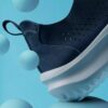 Womens Solevana Style Navy Sneakers