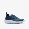 Womens Solevana Style Navy Sneakers