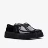 Womens Torhill Bee Black Patent Wallabee