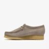 Womens Wallabee Pale Grey Suede