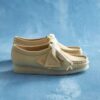 Womens Wallabee Pale Yellow Leather
