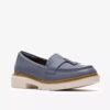 Womens Westlynn Bella Denim Blue Leather Loafers Womens Westlynn Bella Denim Blue Leather Loafers